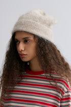 Brushed Cashmere Beanie Ice