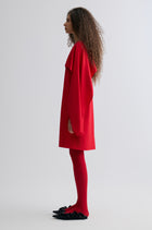 Opera Cape Dress Crimson