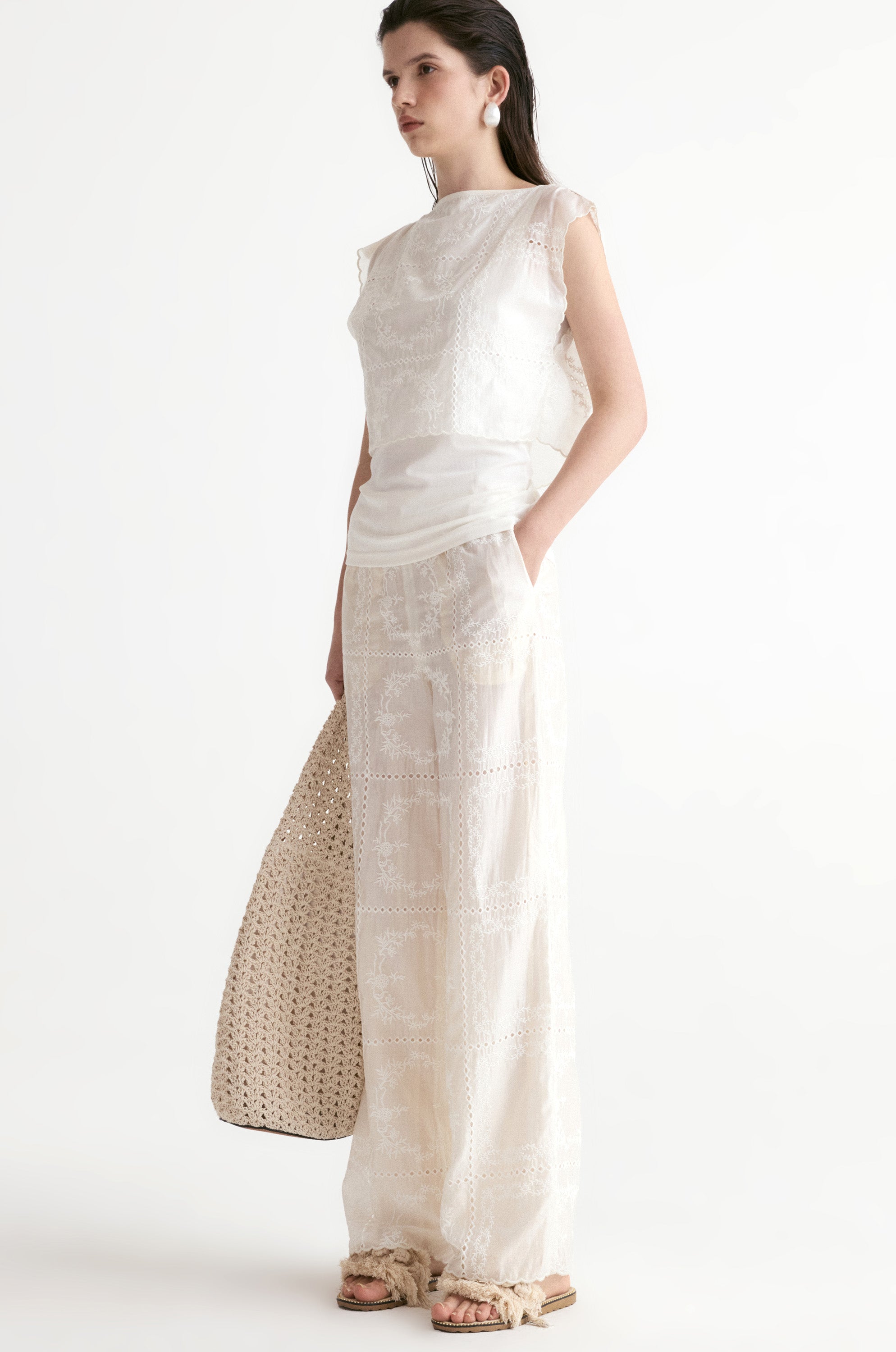 Cutwork Embroidery Top