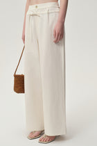 Ibiza Double Waist Trousers Ivory