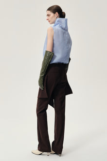 Layered Skirt Trousers Rum