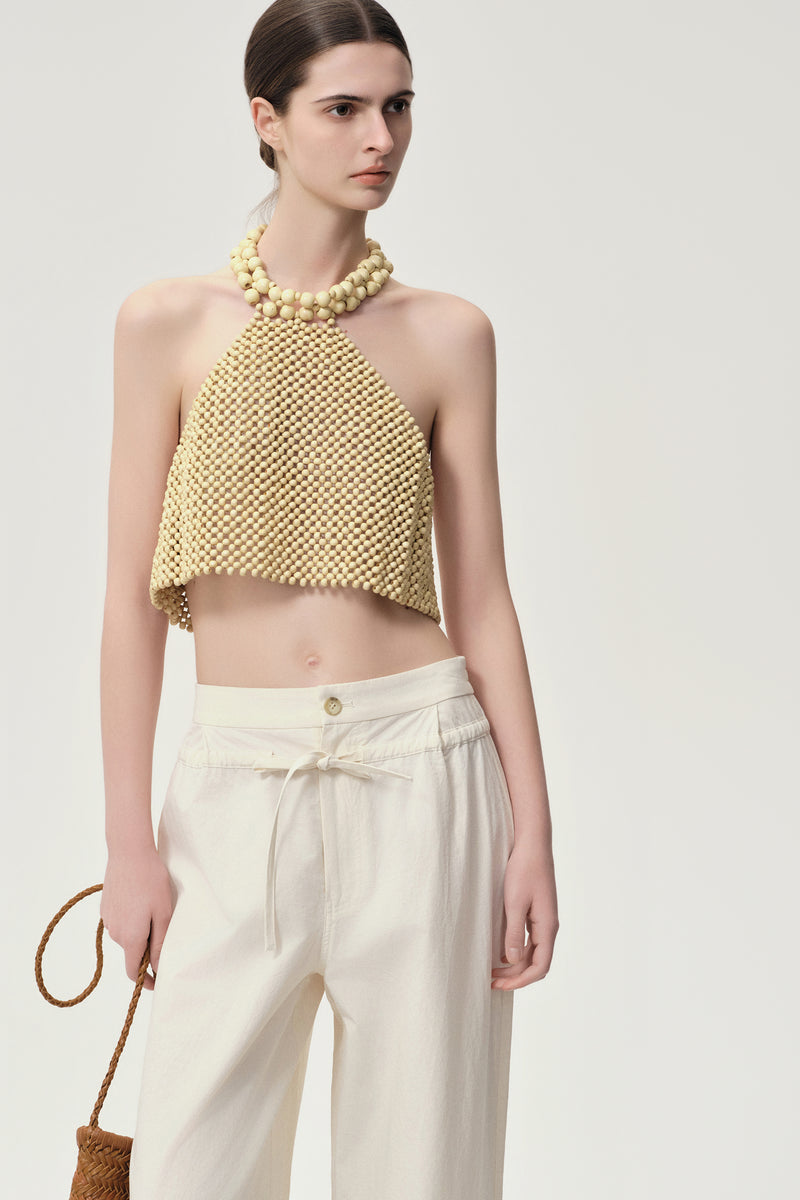Reef Beaded Halter Top