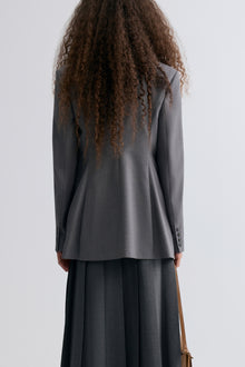 Marlene Double-Breasted Blaze Grey Melange