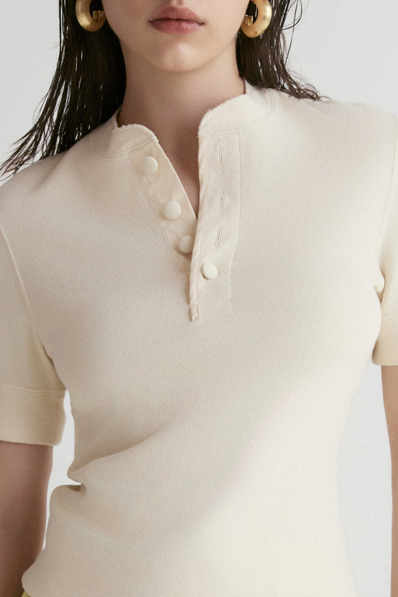 Dry Loop Terry Henley T- shirt