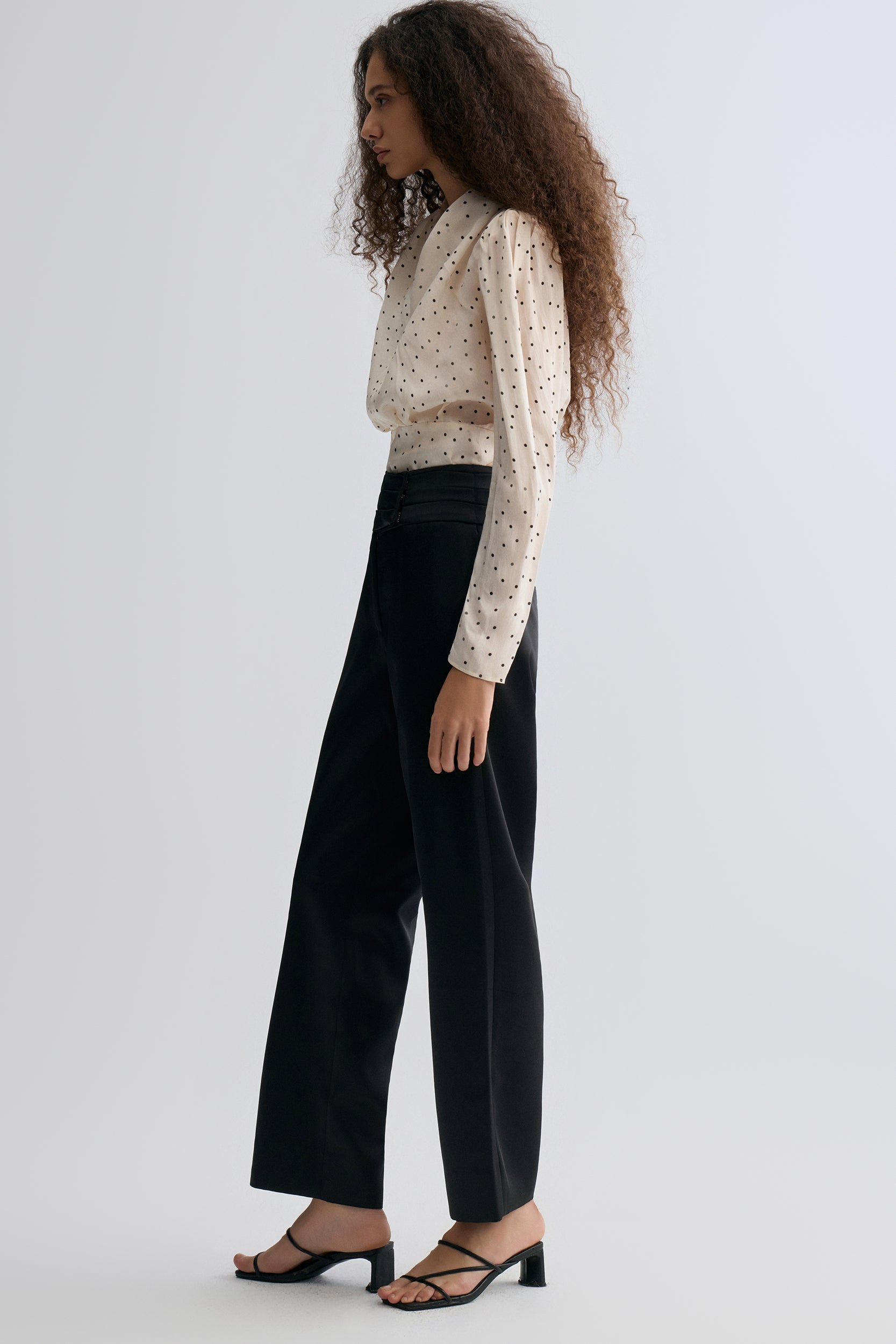 Polka Viscose Blouse