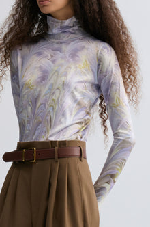 Wisper Long Sleeve Turtleneck Top