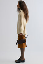 Boyfriend Collar Sweater in wool and yak-blend