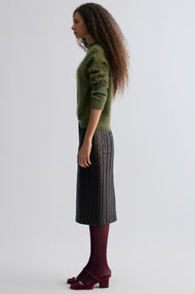 Snake Faux Leather Skirt