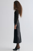 Sheen Velvet Mesh Top Steel Grey