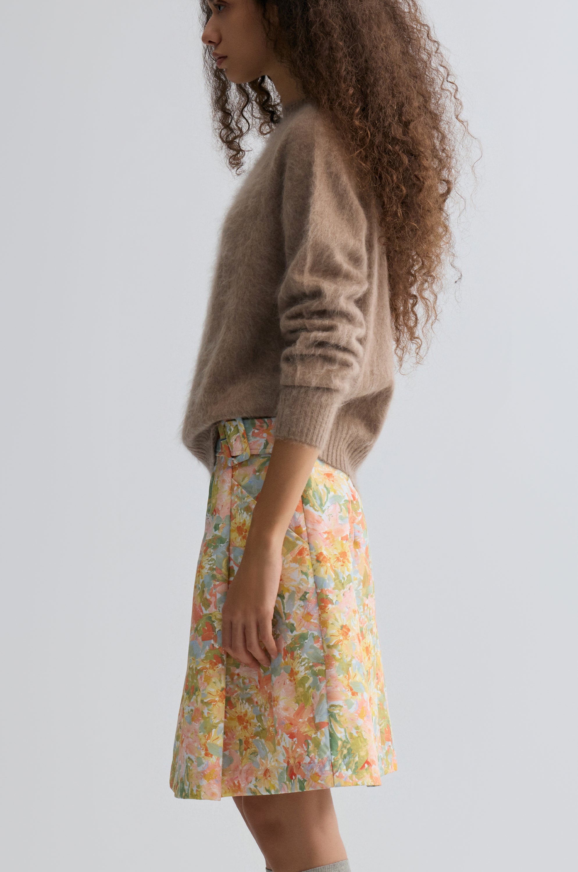 Floral Print Skirt