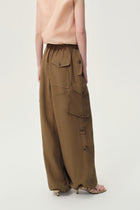 Drift Baggy Cargo Trousers Hazel