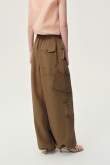 Drift Baggy Cargo Trousers Hazel