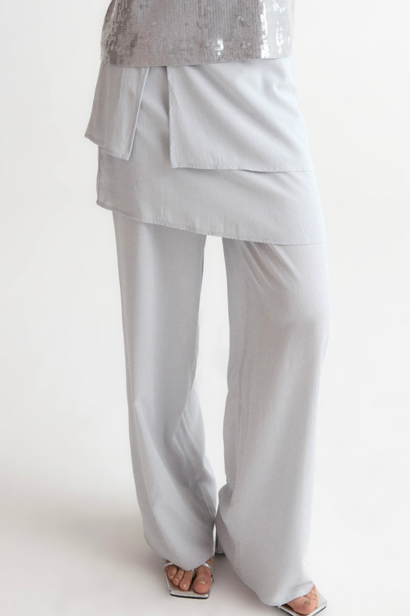 2in1 Set Trousers-Cloud Gray