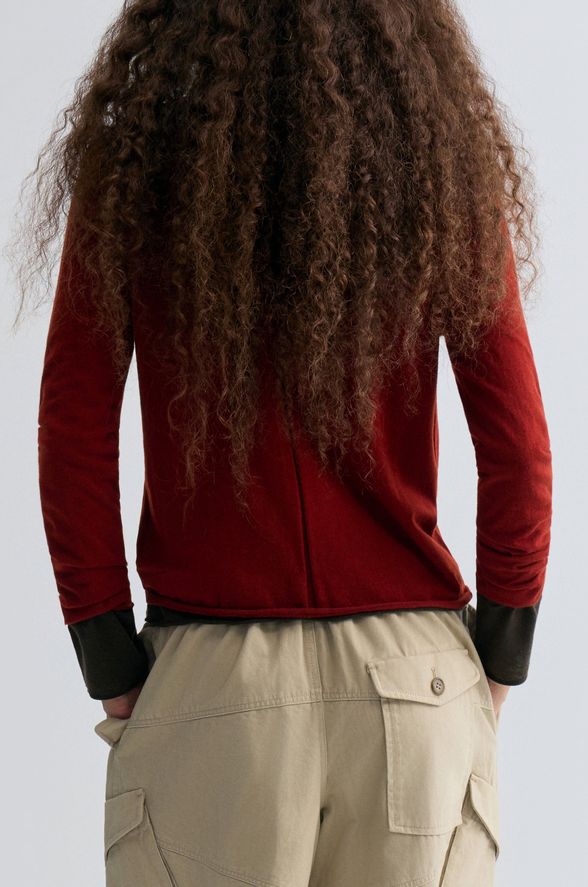 Cloudlike Knit Soft Crewneck Ruby Red