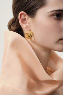 Woven earrings