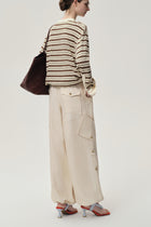 Drift Baggy Cargo Trousers Porcelain