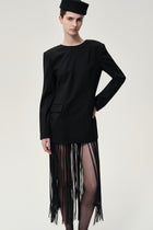 Margot Reversible Tailored Blazer Black