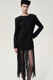 Margot Reversible Tailored Blazer Black