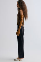 Fringe Metallic Tank Gold-tone