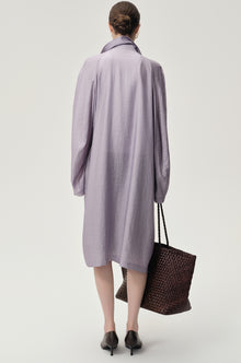 Zephy Trench Purple Ash