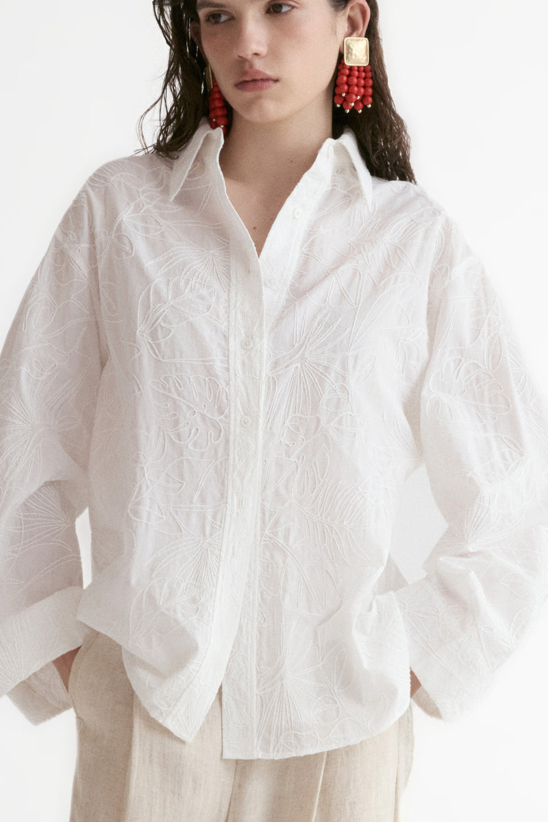 Majorelle Embroidered Shirt