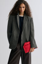 Boxy Check Blazer