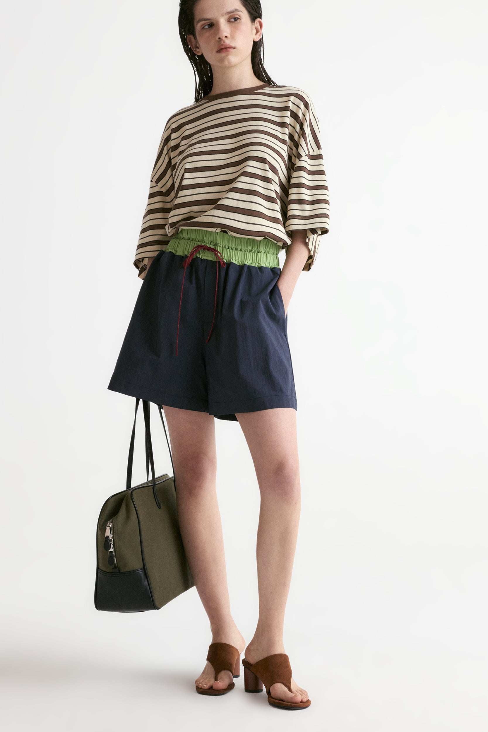 Keaton Canvas Large Shoulder Bag