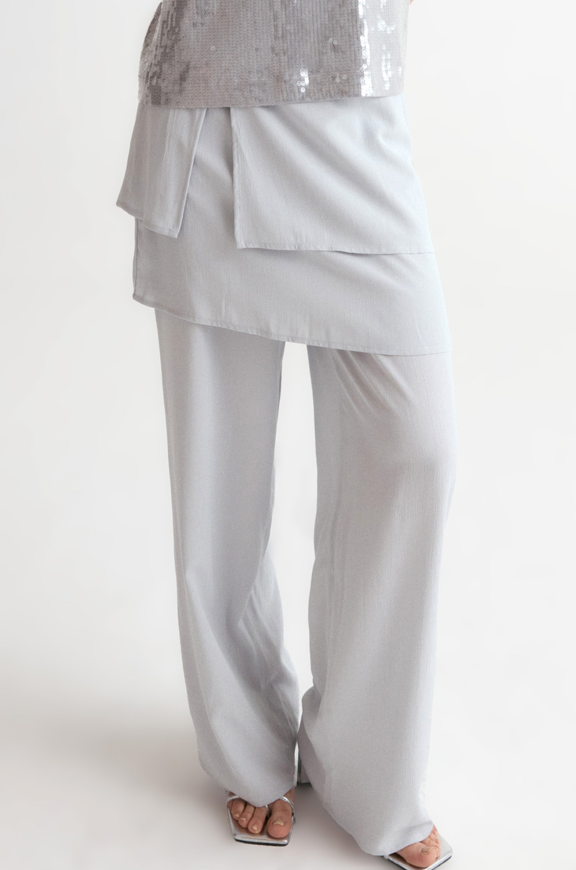 2in1 Set Trousers-Cloud Gray
