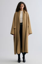 Oversized Double-faced Scarf Coat Hazel