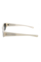 Winona Oval Sunglasses-White