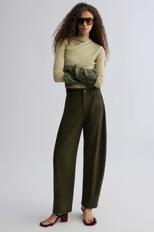 Suede Balloon Pants