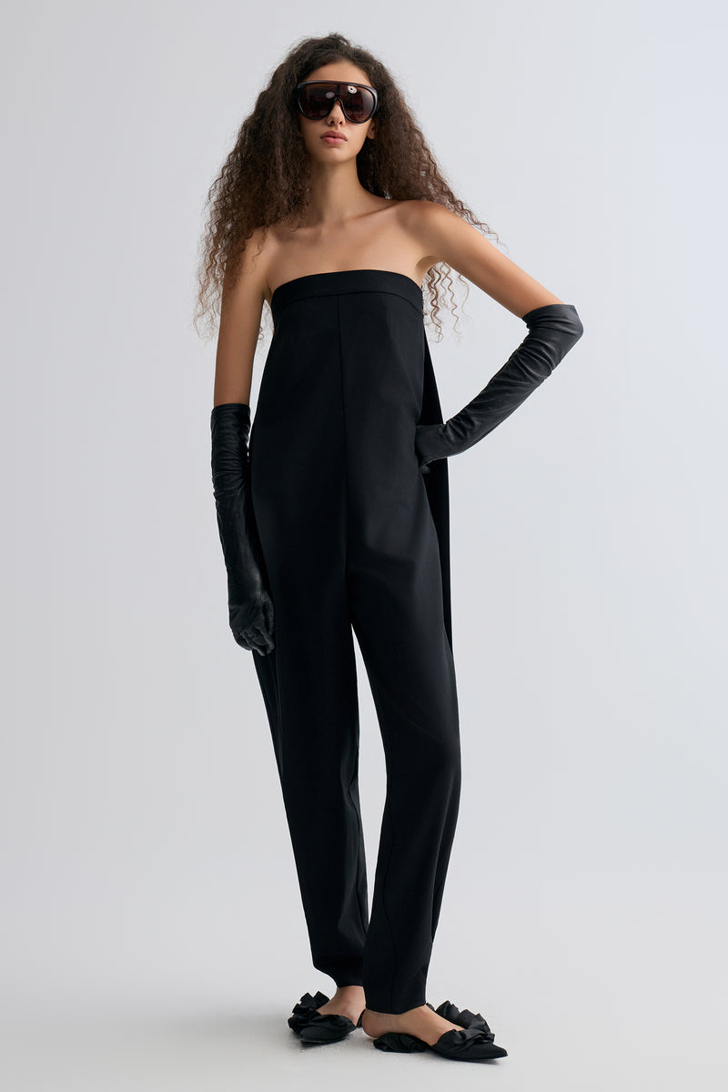 Strapless Tailored Jumpsuit