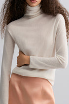 Wholegarment Fine Turtleneck Off-white