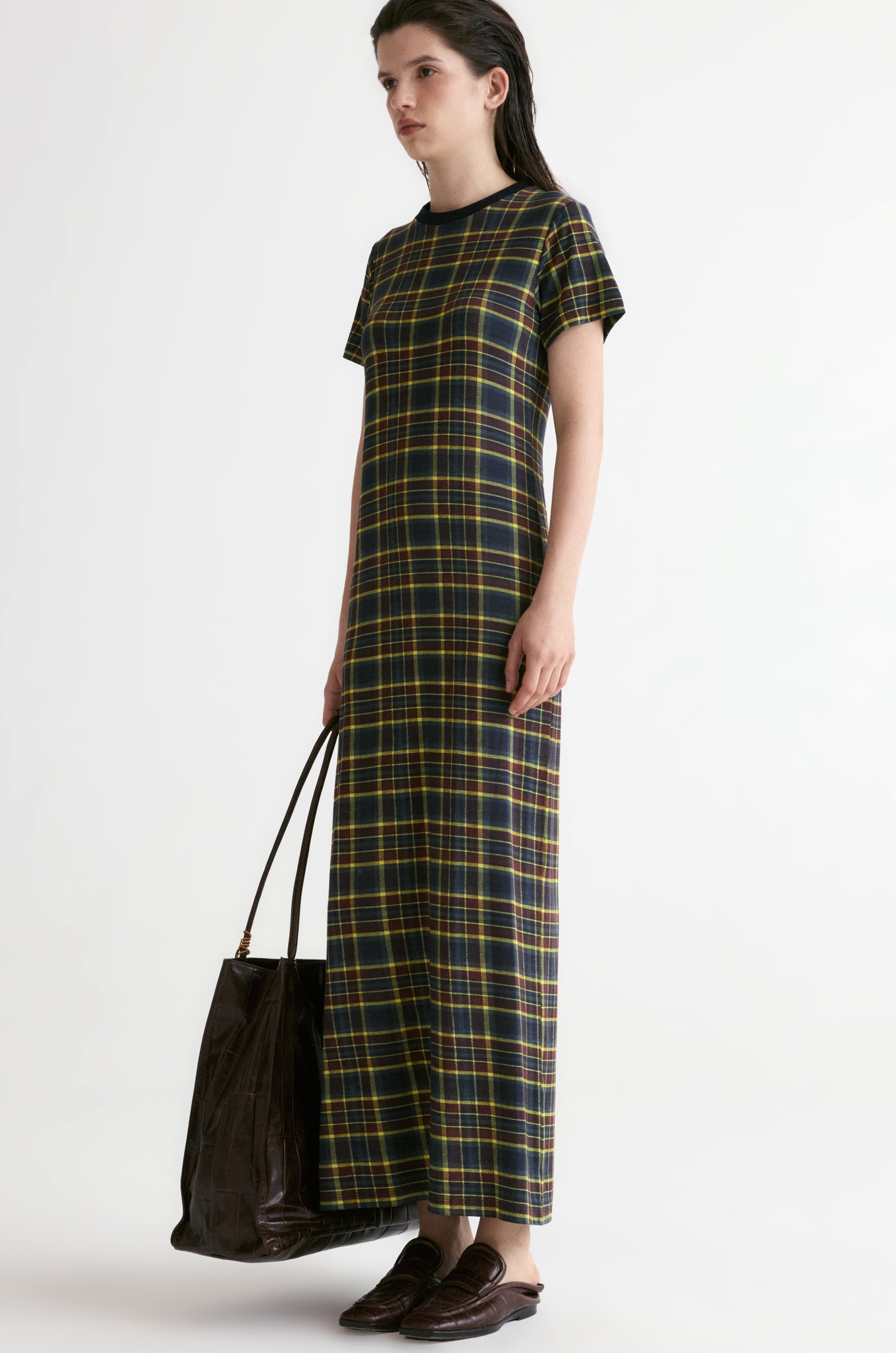 Ziggy Checked Maxi Dress
