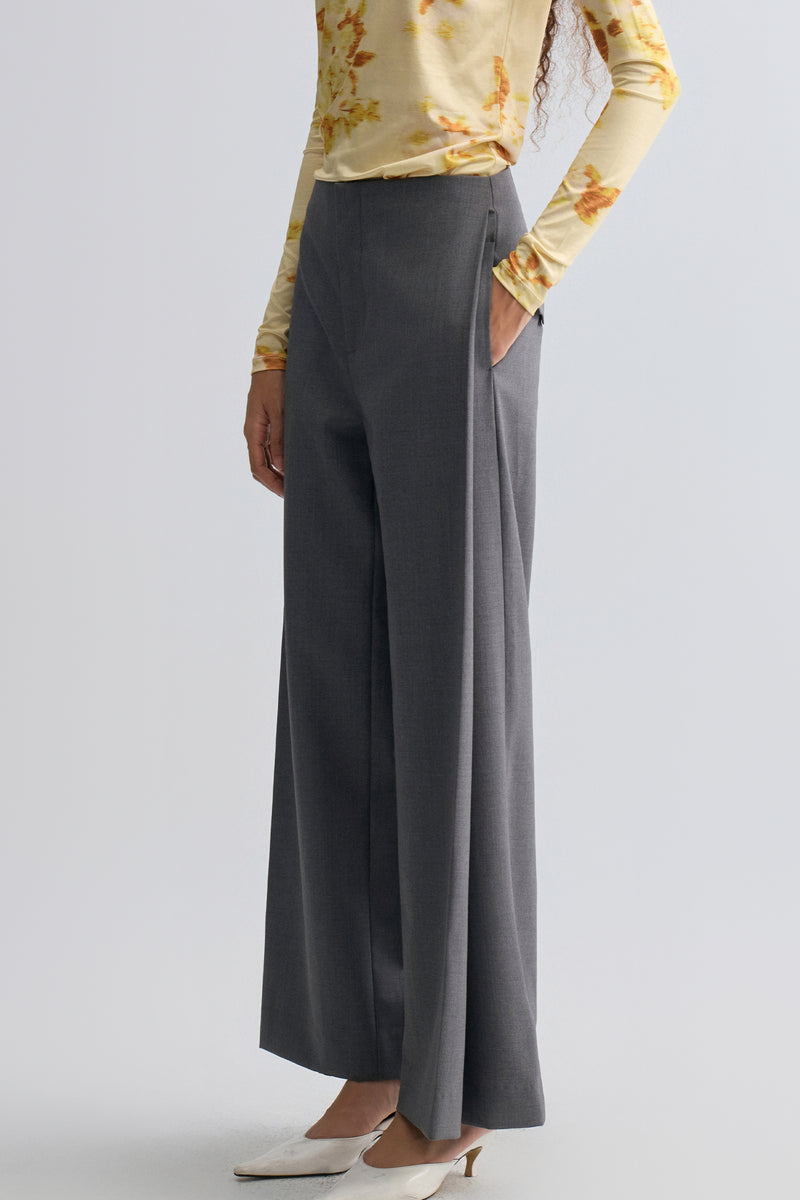Marlene Pleat Tailored Trousers