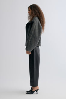 Retro Herringbone Wool Jacket