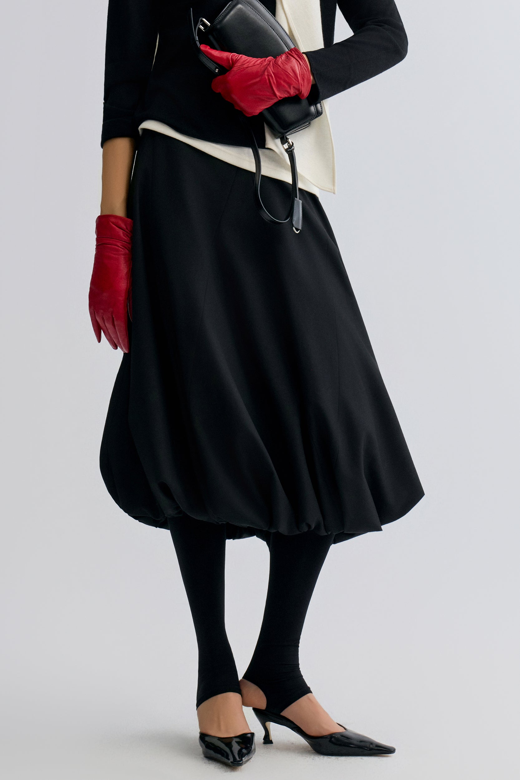 Tulip Ballon-hem Skirt