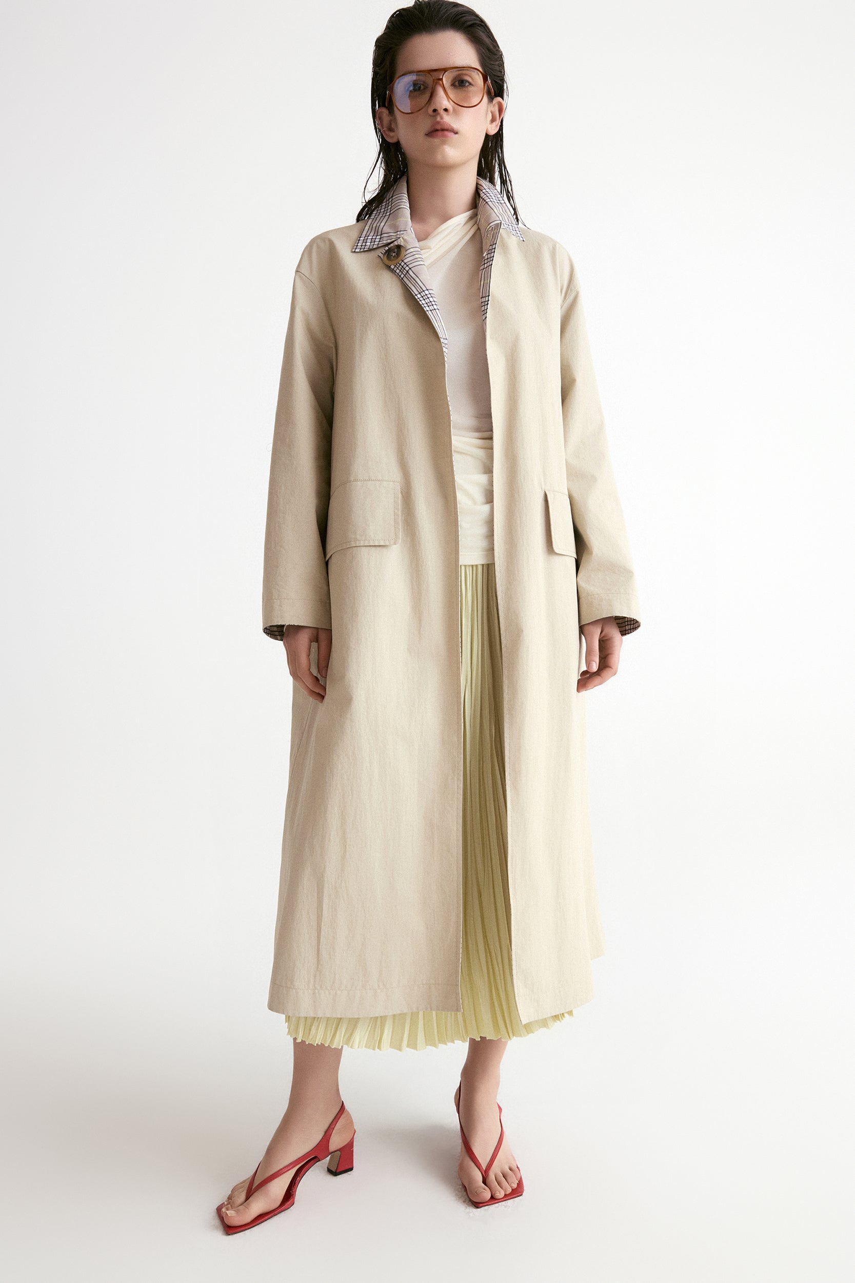 Cherbourg Reversible Trench Coat