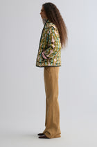 Tie-dye Bohemie Printed Quilted Jacket Mountain Green