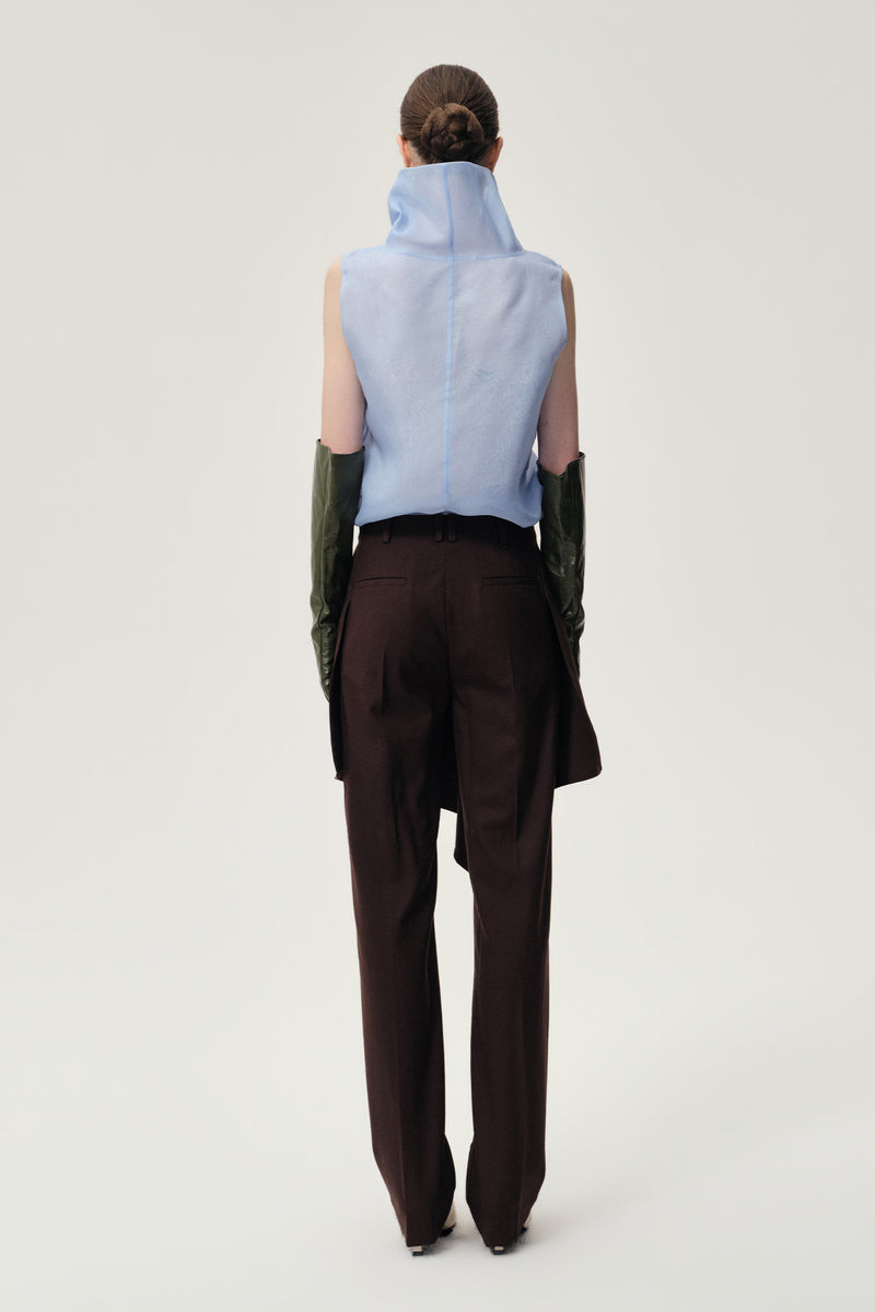 Layered Skirt Trousers Rum