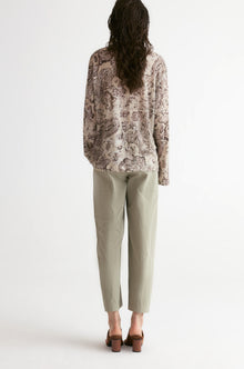 Boho Paisley Linen T-shirt