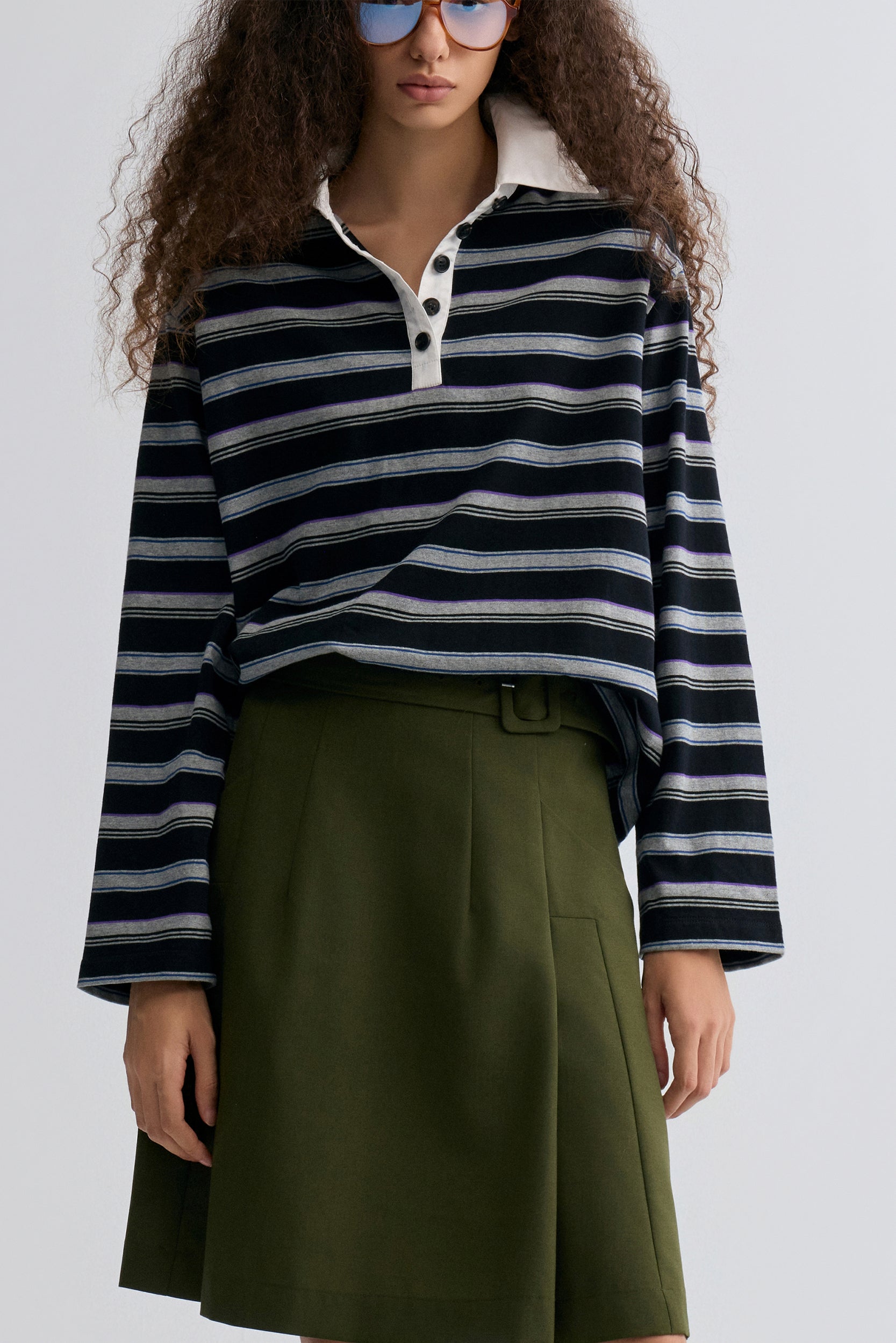 Rugby Stripe Polo Shirt