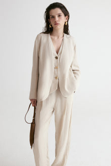 Annie Two-Piece Linen Blazer