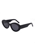 Shimmer Cat-eye sunglasses-Black