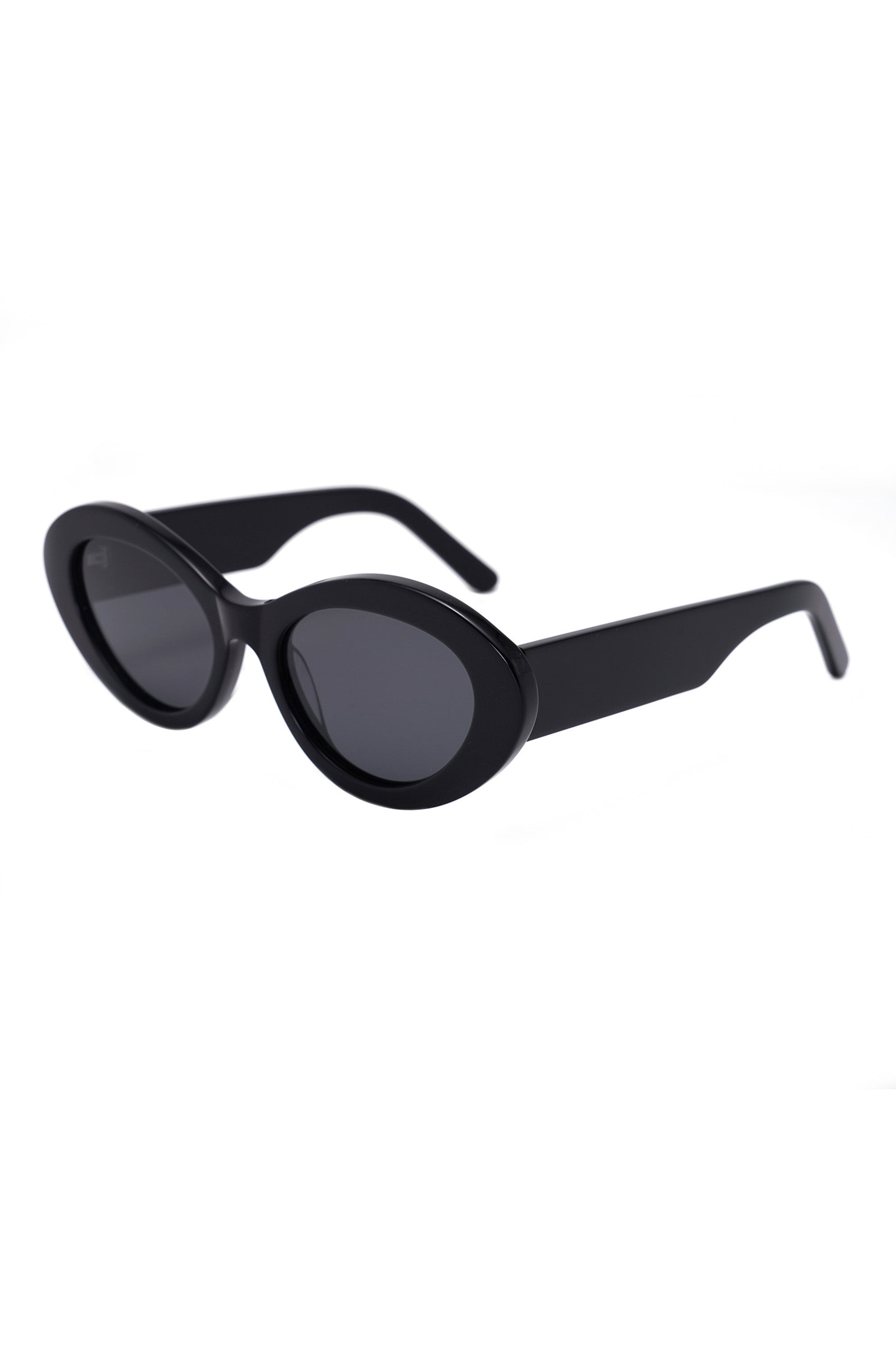 Shimmer Cat-eye sunglasses-Black