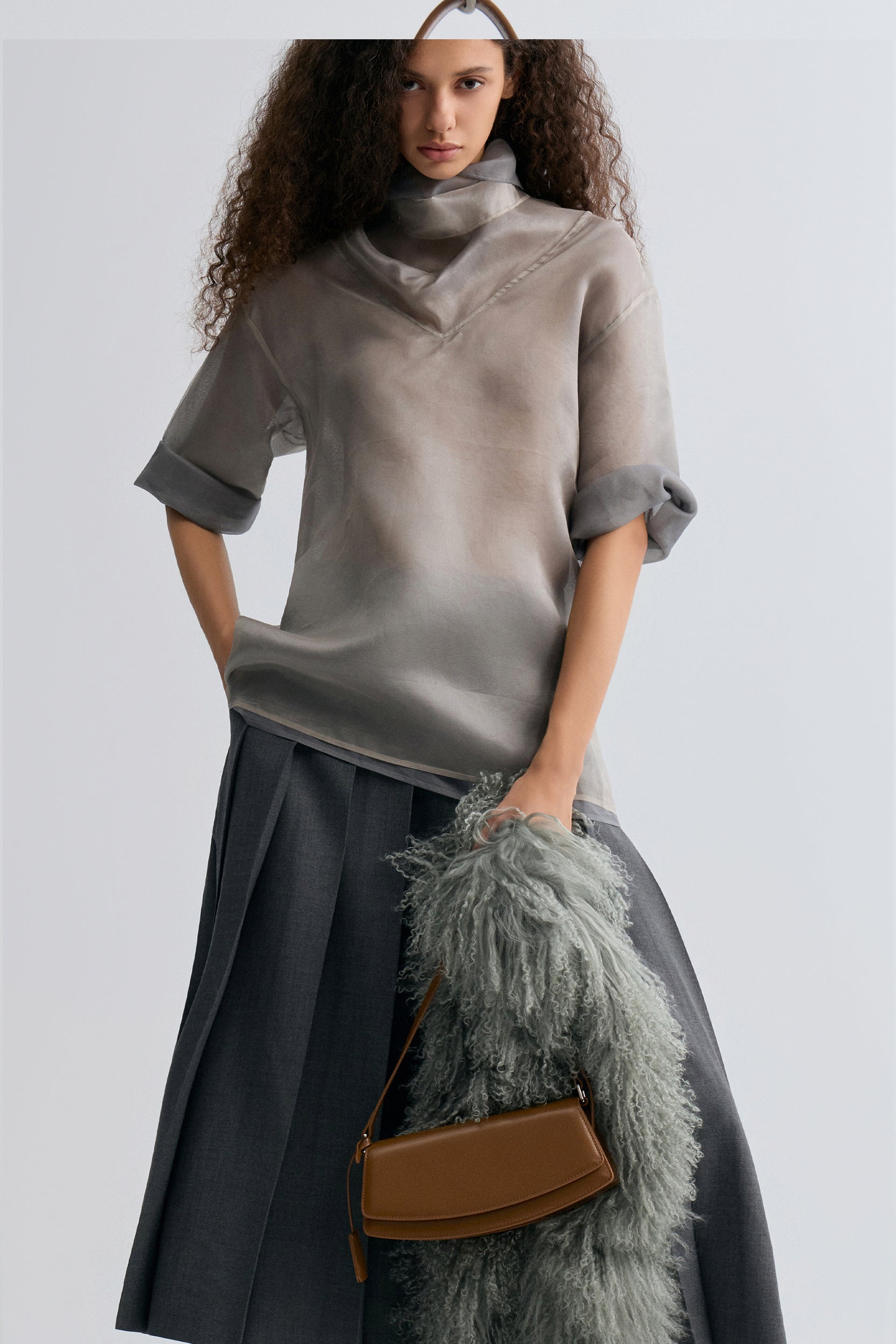 90s Utility Shoulder Bag Tobacco