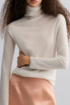 Wholegarment Fine Turtleneck Off-white