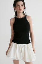 Amalfi Bubble Short-White