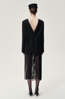 Margot Reversible Tailored Blazer Black
