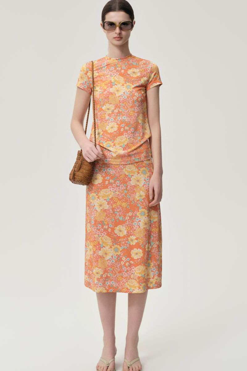 Daisy Viscose Jersey T-shirt